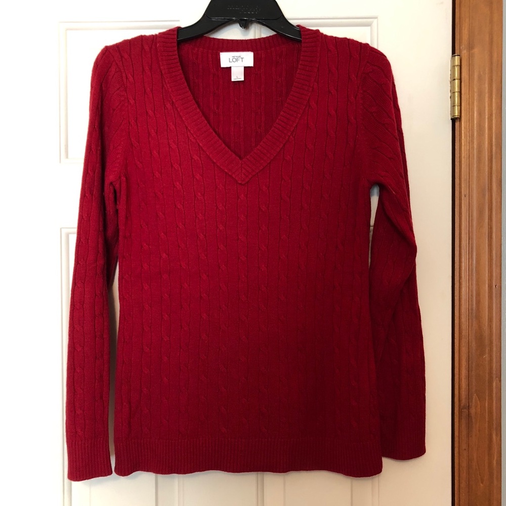 Loft Cable Knit Sweater